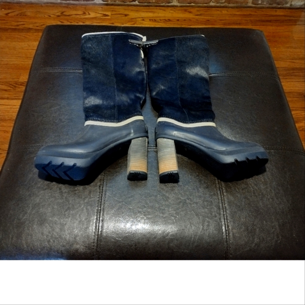 Sorel tall calf hair boots